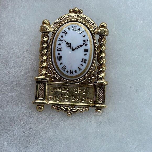 Vintage Danecraft “twas the night before “ brooch - Picture 3 of 8